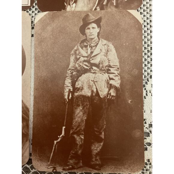 4 Vintage Old West Collectors Series Post Cards Real Photos - Picture 5 of 8